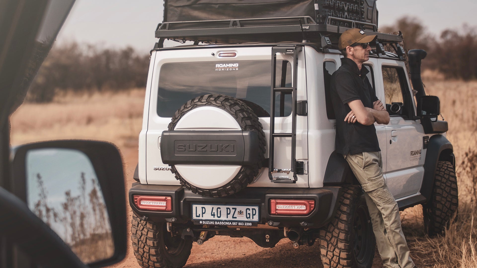 ROMING HORIZONS SPARE WHEEL COVER FOR THE SUZUKI JIMNY