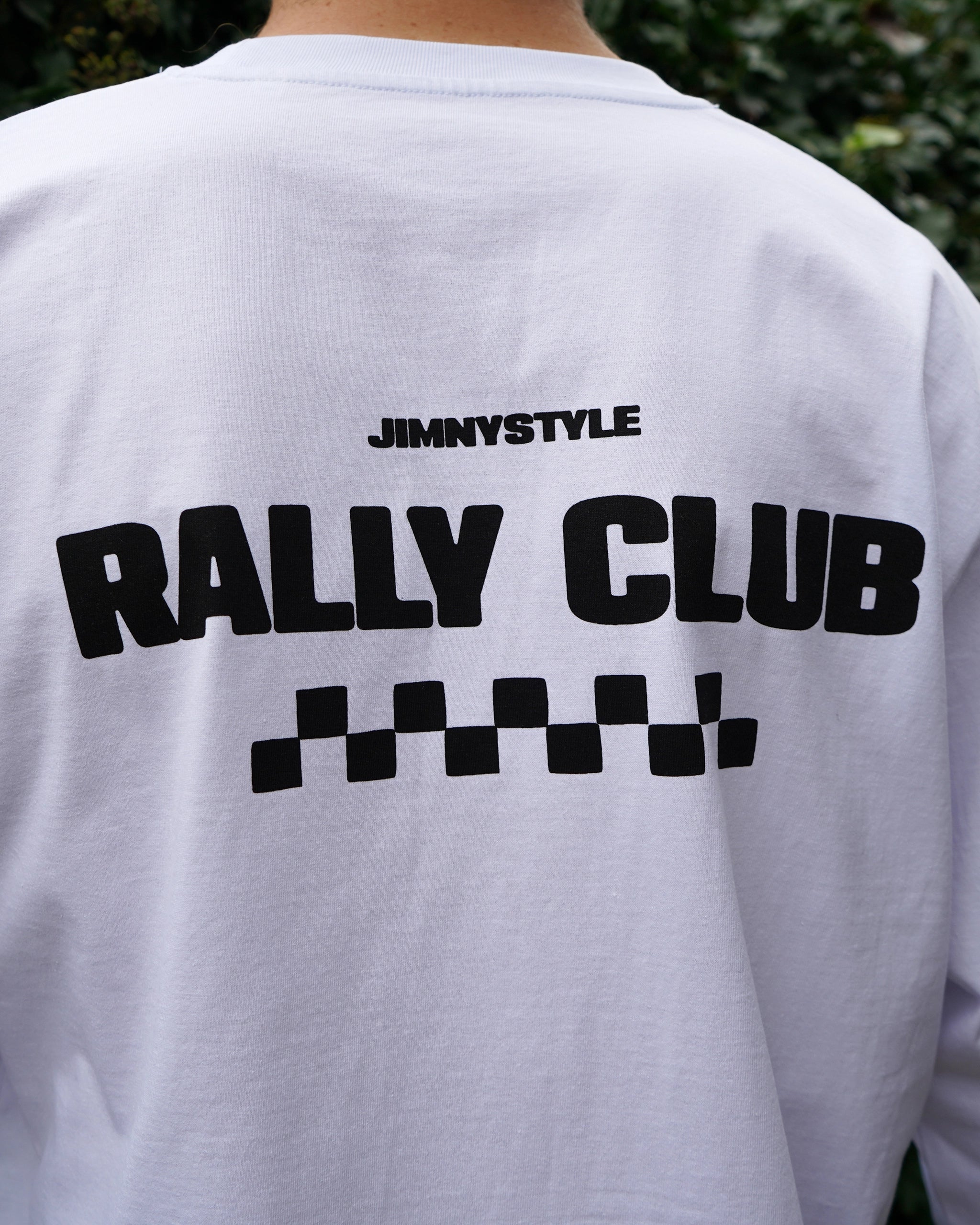 JIMNYSTYLE Rally Club T-Shirt - Long Sleeve - White - Jimny Tshirt