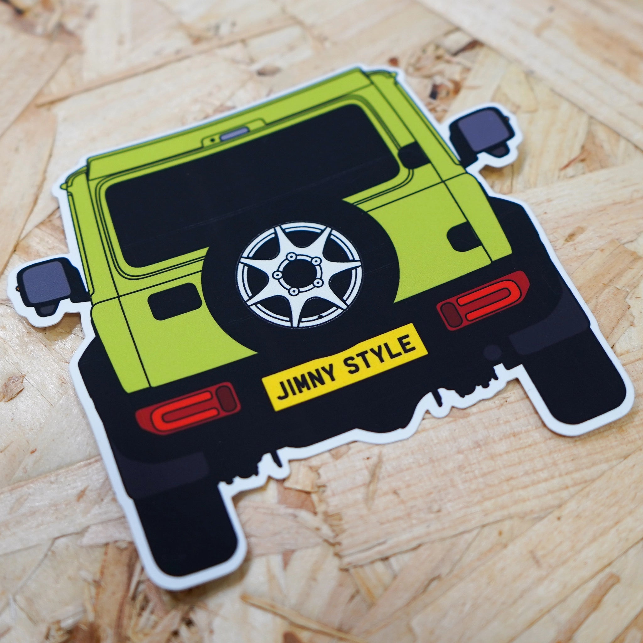 JIMNYSTYLE Kinetic Yellow Suzuki Jimny Slap Sticker