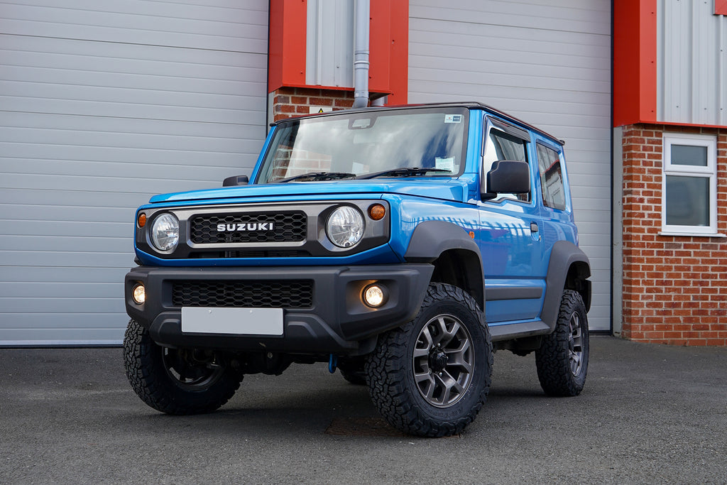 Suzuki Jimny (2018+) with a JimnyStyle +40mm Suspension Lift Kit with Castor Correction Bushes JimnyStyle Street Track Life
