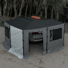 Clevershade Deluxe Awning Solid Wall