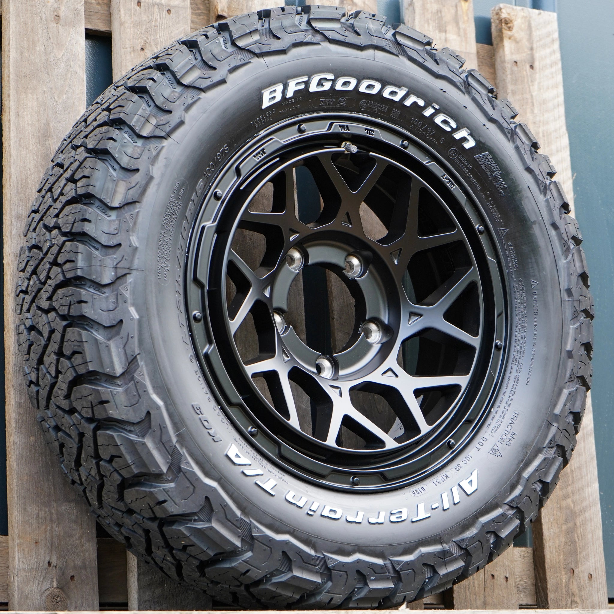 Magpie M-01 Wheel & Tyre Package for Suzuki Jimny (2018+) with BF Goodrich KO3 Tyres 215