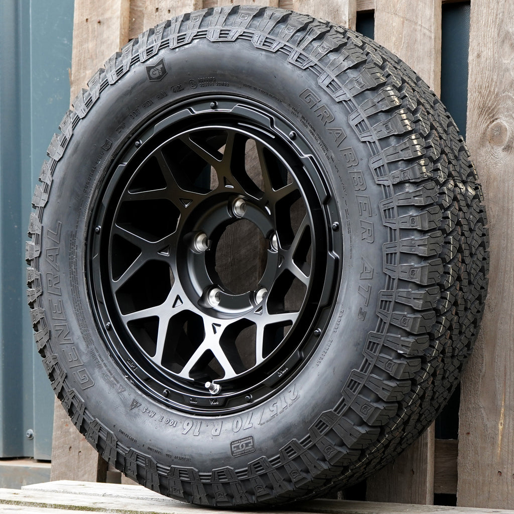 Magpie M-01 Wheel & Tyre Package for Suzuki Jimny (2018+) General Grabber AT3