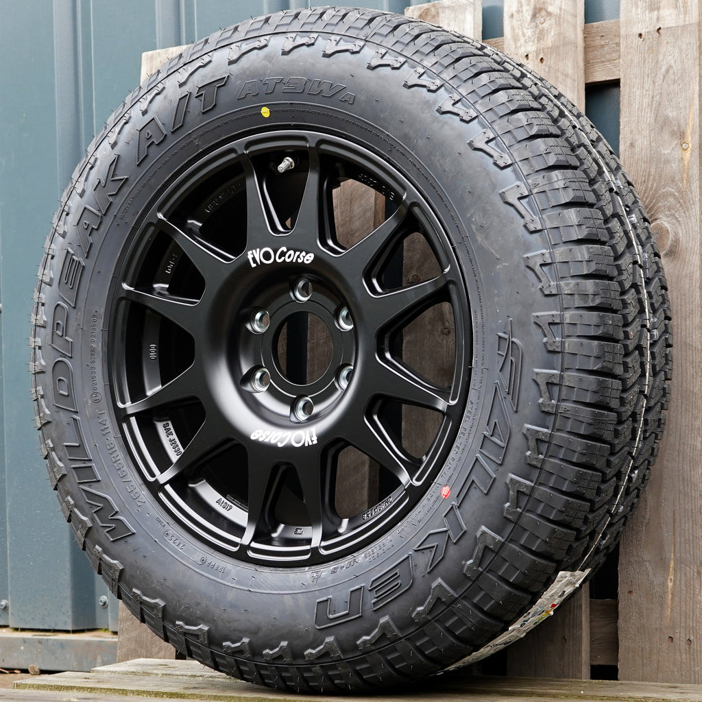EVO Corse DakarZero 18" Wheel & Tyre Package for Toyota Land Cruiser Prado 250 (2024+)