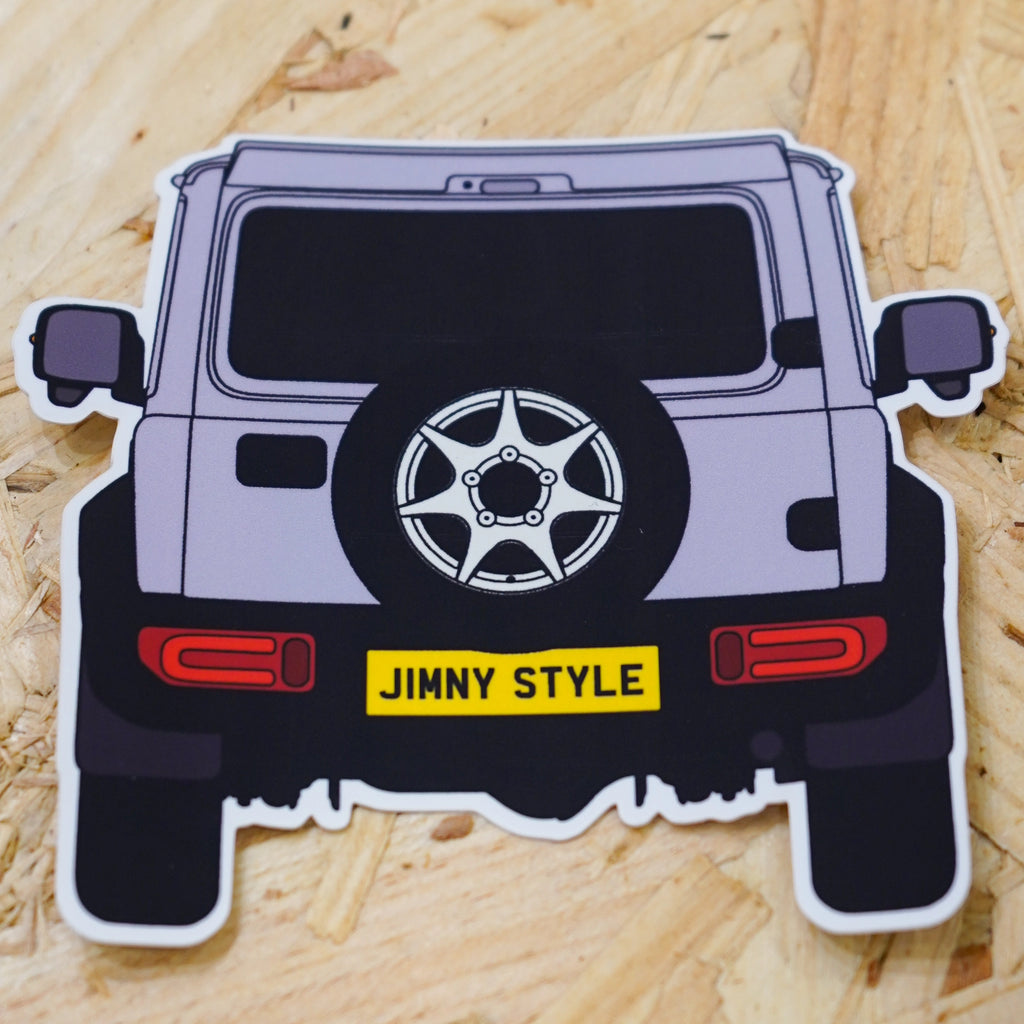 JIMNYSTYLE Silky Silver Suzuki Jimny Slap Sticker - Jimny sticker