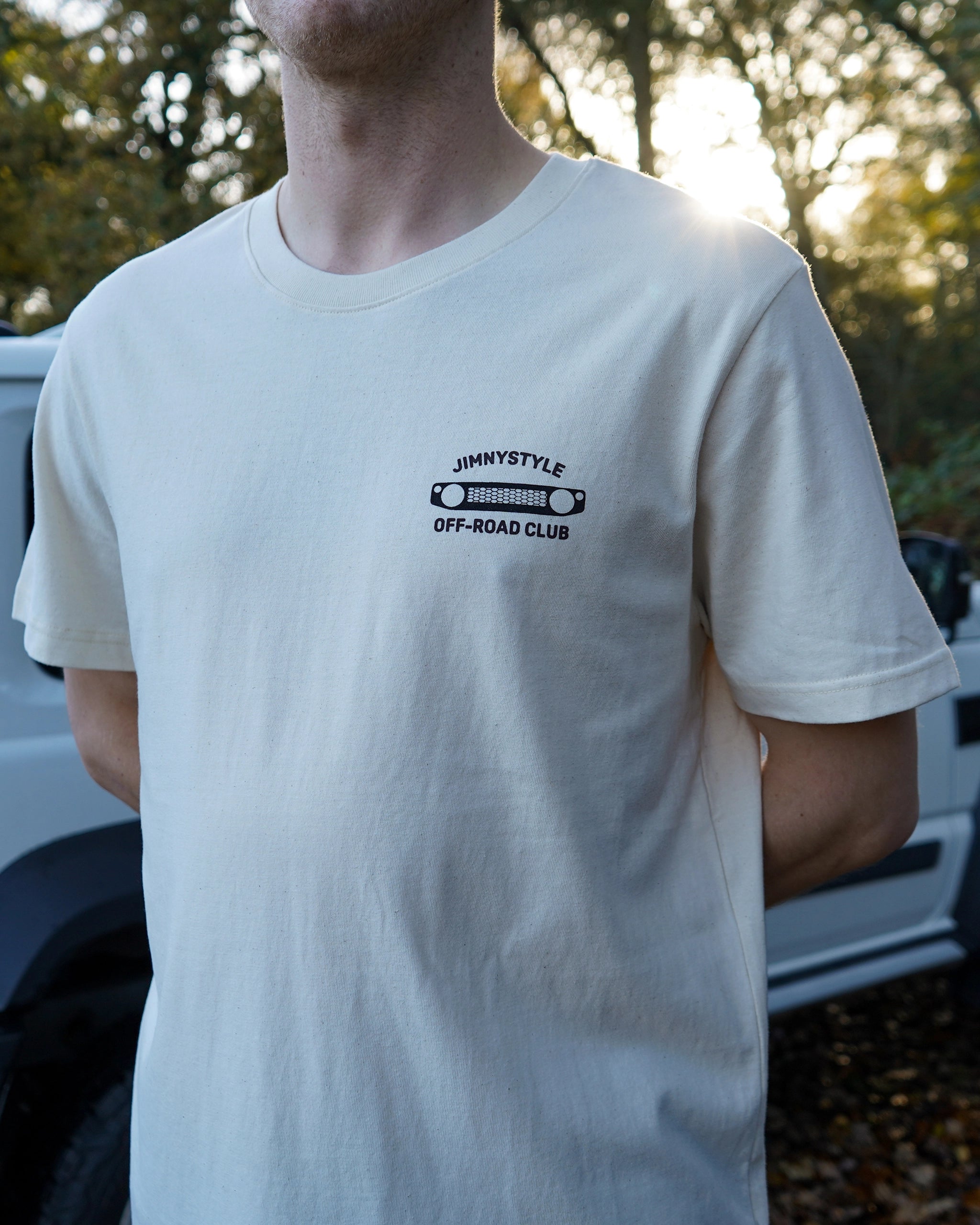 JIMNYSTYLE Off-Road Club T-Shirt - Desert Beige - Jimny Tshirt