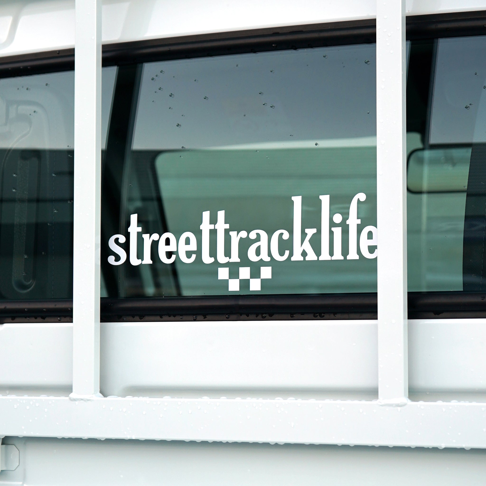 STREET TRACK LIFE Cut-Out Sticker