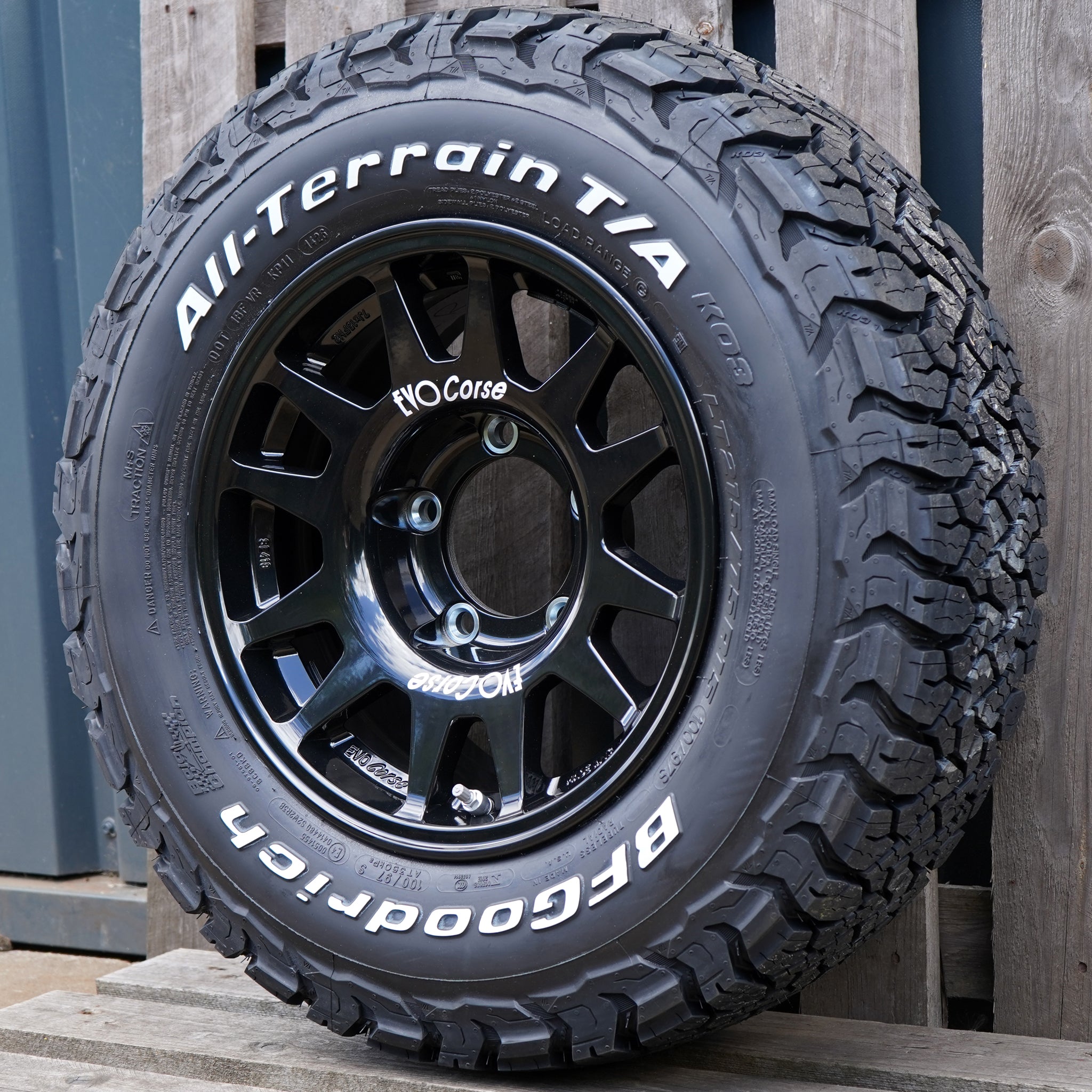 EVO Corse DakarZero 15" Wheel & Tyre Package for Suzuki Jimny (2018+) - +0 Offset