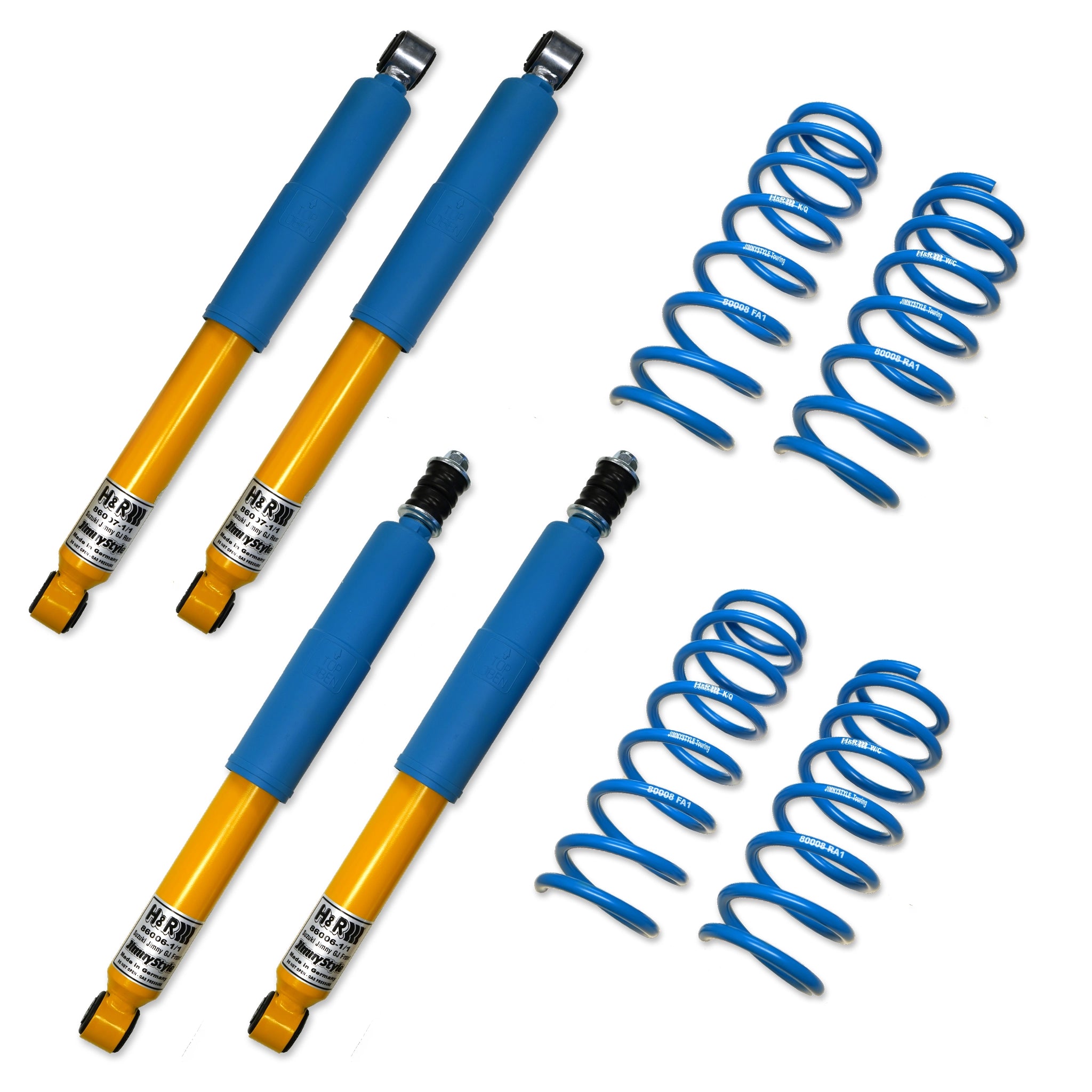 JIMNYSTYLE Touring +0mm No Lift Suspension Kit for Suzuki Jimny (2018+)