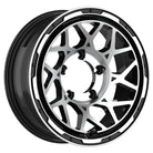 Magpie M-01 16" Wheels for Suzuki Jimny - Satin Black with Machined Face