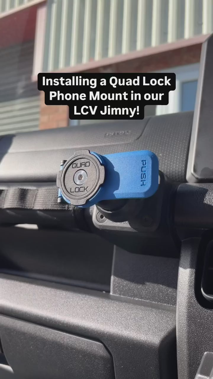 HIGH PEAK Quad Lock-Compatible Phone Mount Bracket - Passenger Side for Suzuki Jimny (2018+)