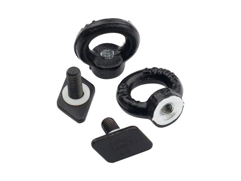 Front Runner Black Tie Down Rings for Tracks