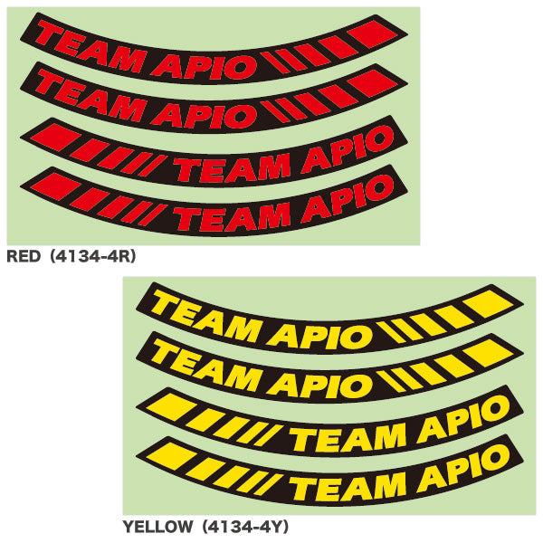 APIO WILDBOAR X 'TEAM APIO' Wheel Sticker
