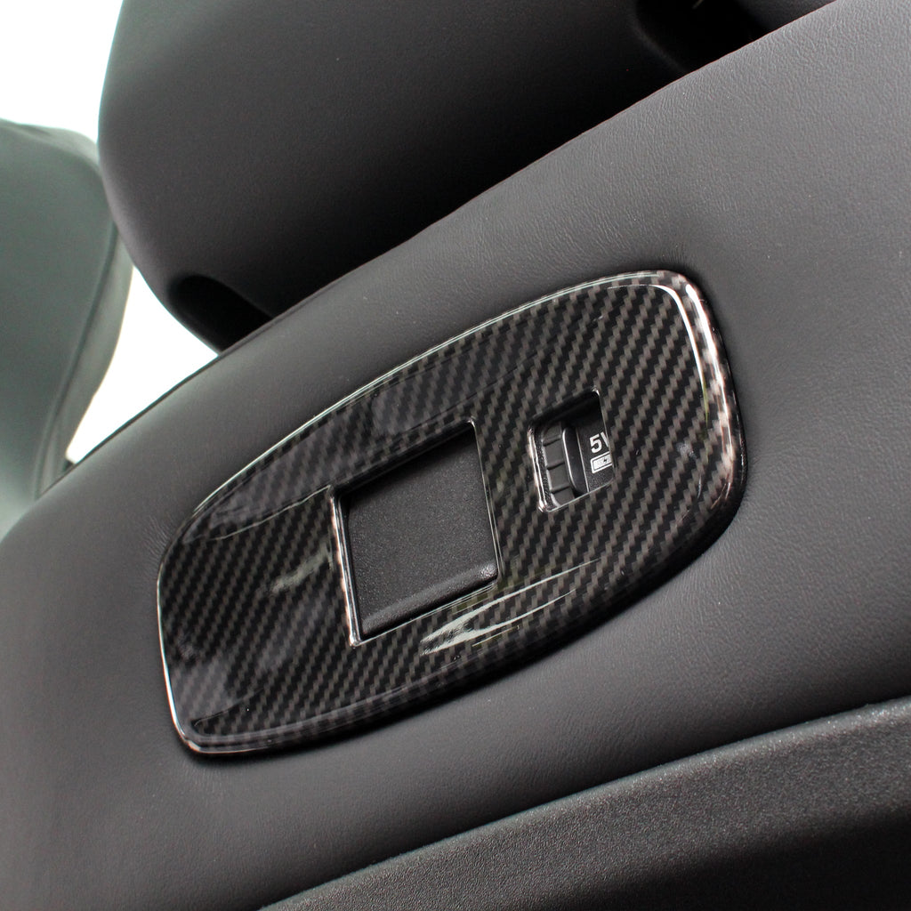 Carbon Effect Front Seat USB Socket Covers for Land Rover Defender (2020+)