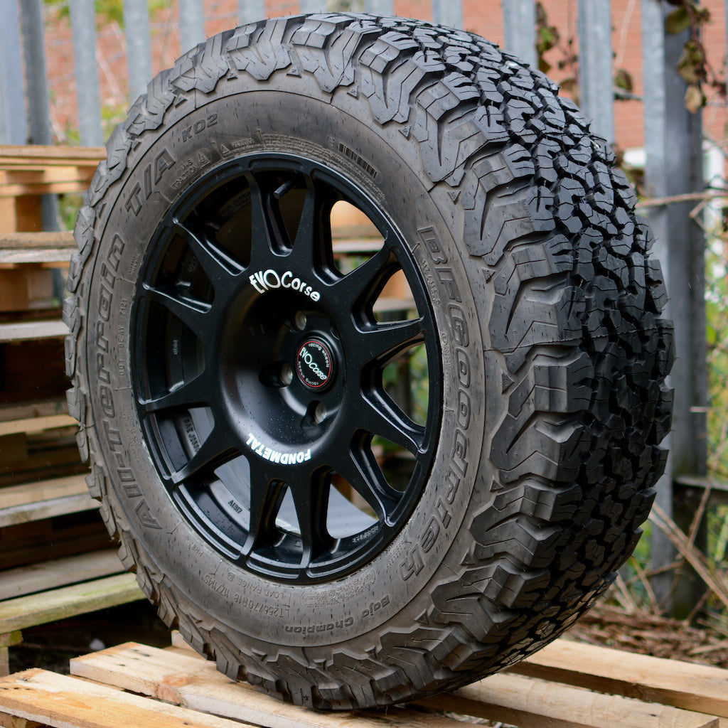 EVO Corse DakarZero 18" Wheel & Tyre Package for Land Rover Defender (2020+)