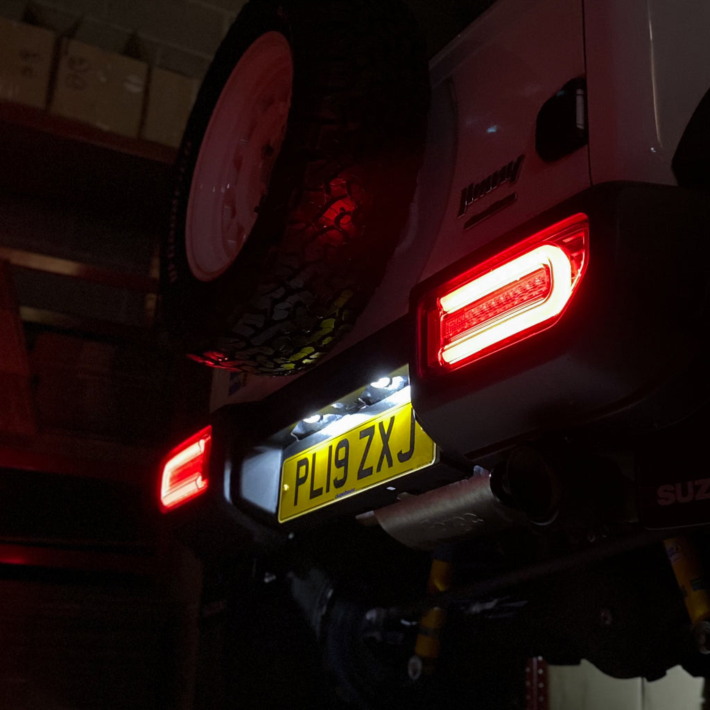 JIMNYSTYLE LED Rear Number Plate Lights for Suzuki Jimny (2018+)